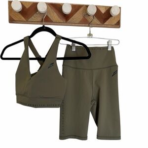 DoYouEven Olive Green Activewear Set M